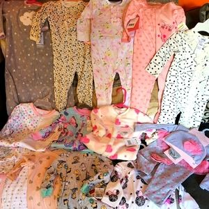 Lil girl infant all over oneies